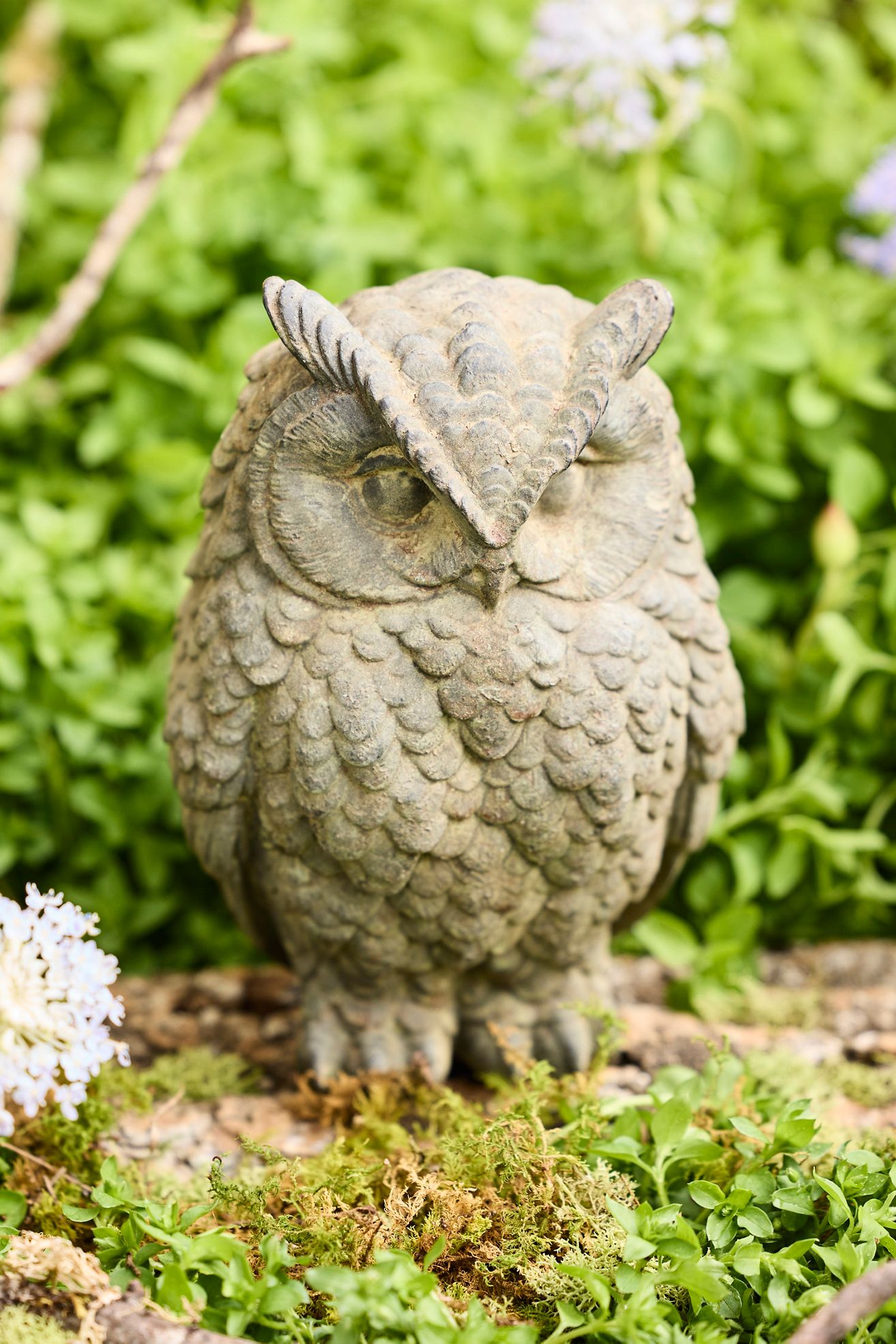 Cast Iron Owl, 8” Gray - Grey, 8"