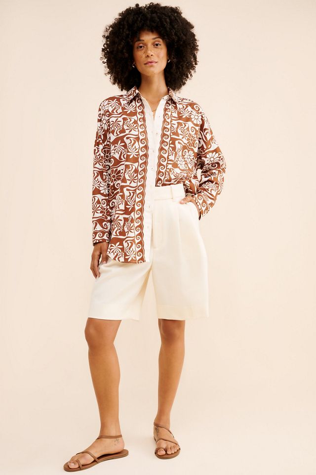 Poplin Long-Sleeve Buttondown Shirt #3