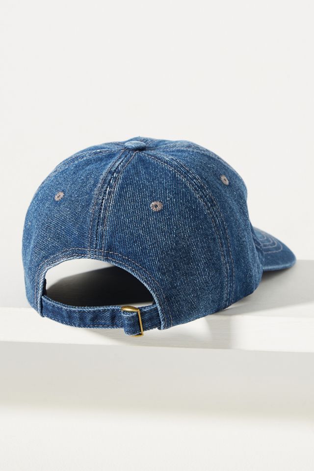 Intentionally Blank Dog Mom Embroidered Denim Baseball Cap #1