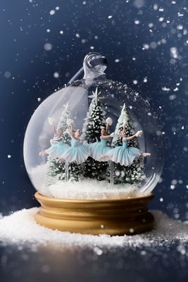 New York City Ballet Glass Snowglobe Ornament