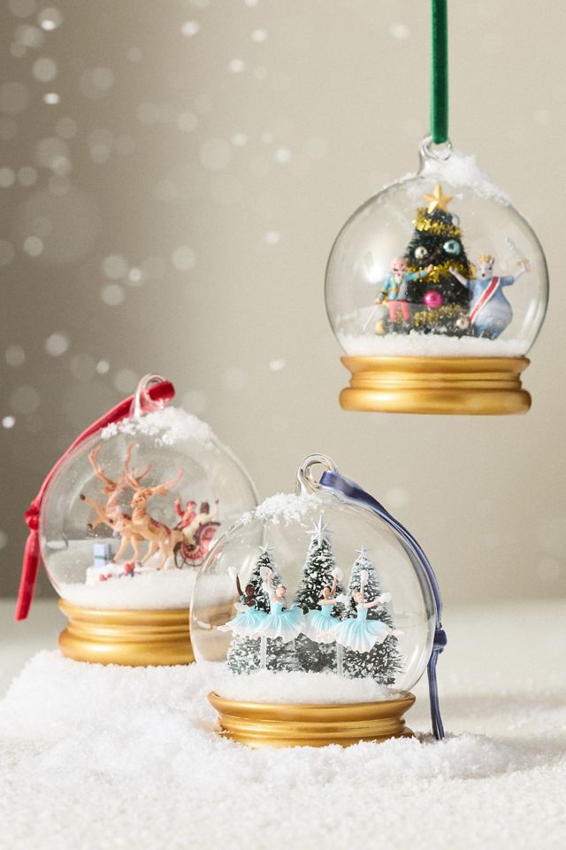 New York City Ballet Glass Snowglobe Ornament #1