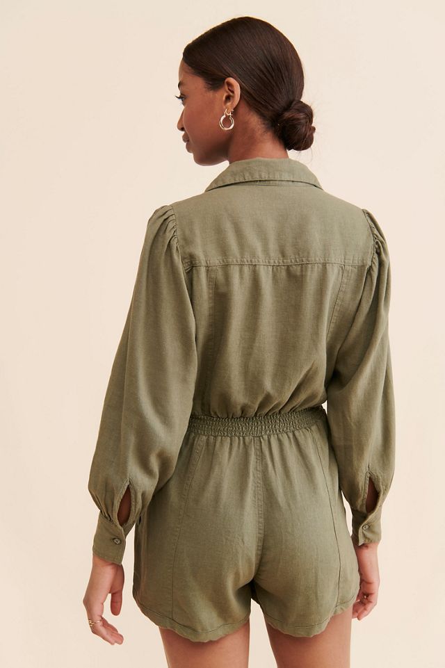 WeWoreWhat Button-Up Romper