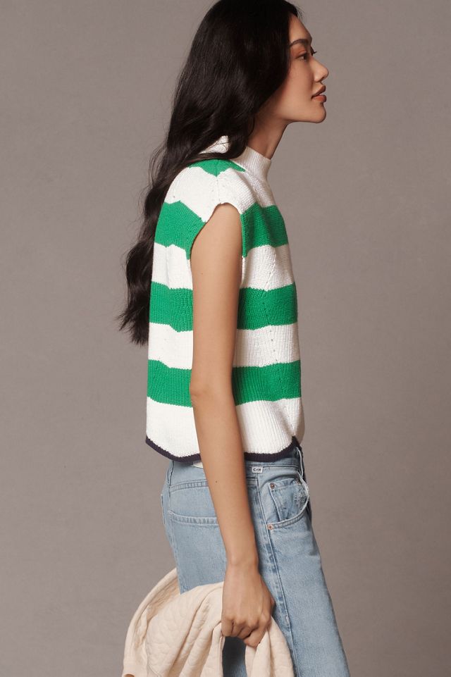 Maeve Wavy Sweater Vest #1