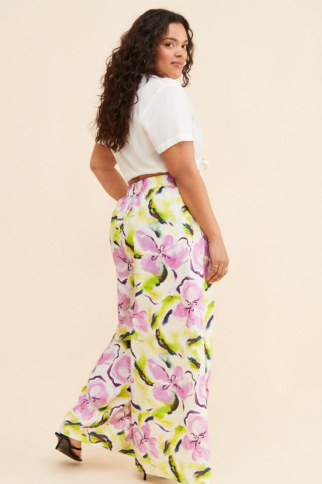 Eloquii Wide Leg Printed Pants #1