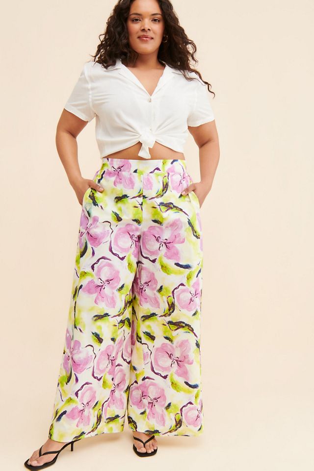 Eloquii Wide Leg Printed Pants #3