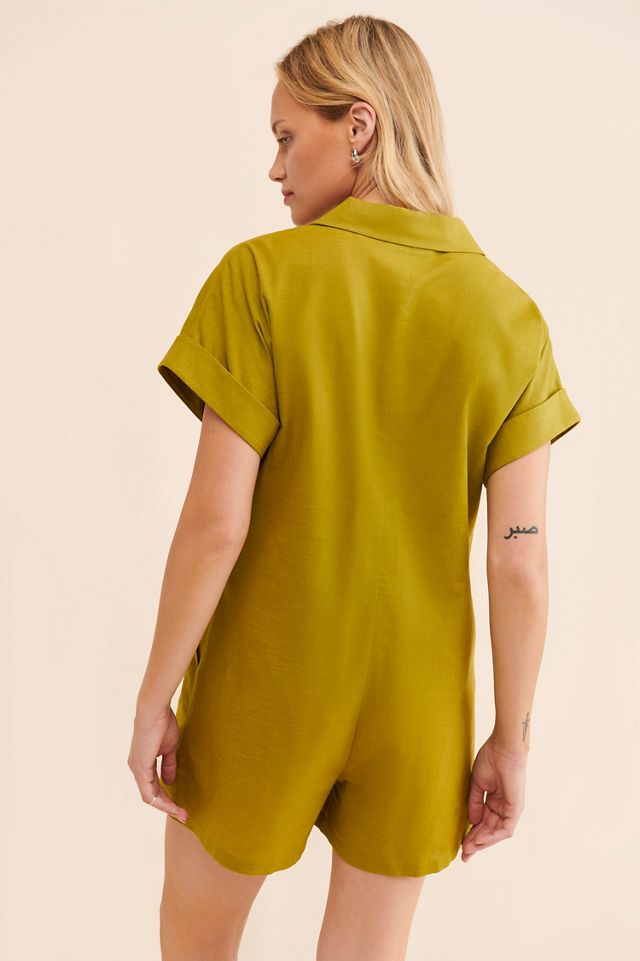 Mare Mare Collared Short Sleeve Playsuit #1