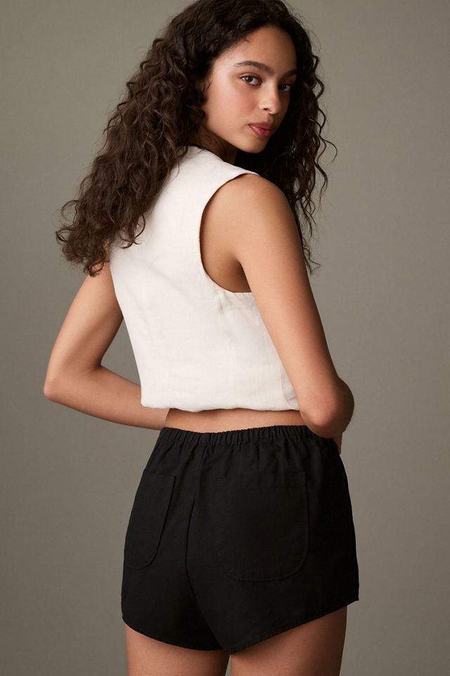 Linen Tap Shorts #1