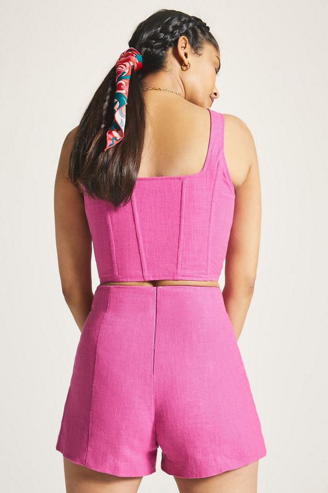 Aureta Amelie Seamed Shorts #1