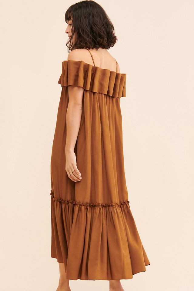 Mare Mare Off-The-Shoulder Structured Dress #1
