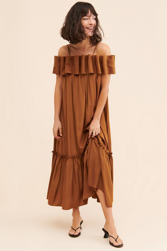 Mare Mare Off-The-Shoulder Structured Dress #3