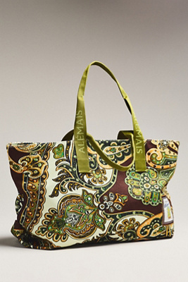 Alemais Connie Beach Tote In Green