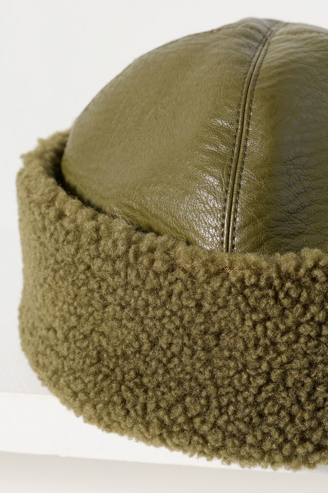 Baum und Pferdgarten Louise Faux Leather Cuffed Hat #2