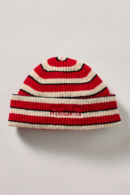 Baum Und Pferdgarten Leia Ribbed Beanie In Red