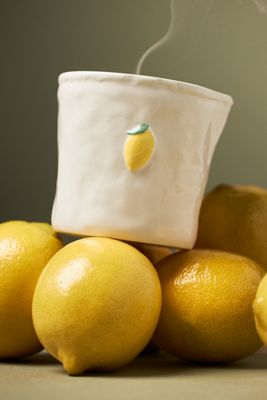 Bistro Fruity Meyer Lemon Ceramic Candle