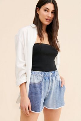 [BLANKNYC] Drop The Mic Knit Shorts