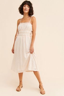 BTFL-Life Abigail Eyelet Midi Dress