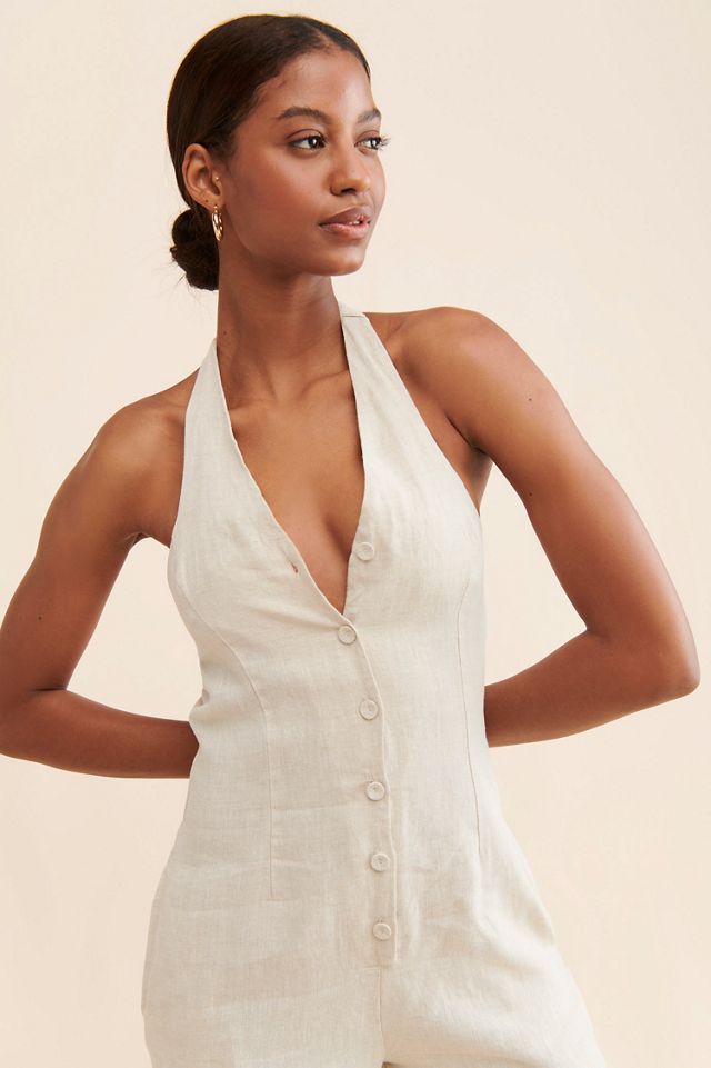 Little Lies Lola Linen Jumpsuit #2