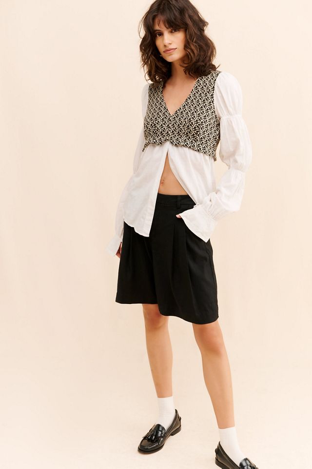 Avery Linen Shorts #3