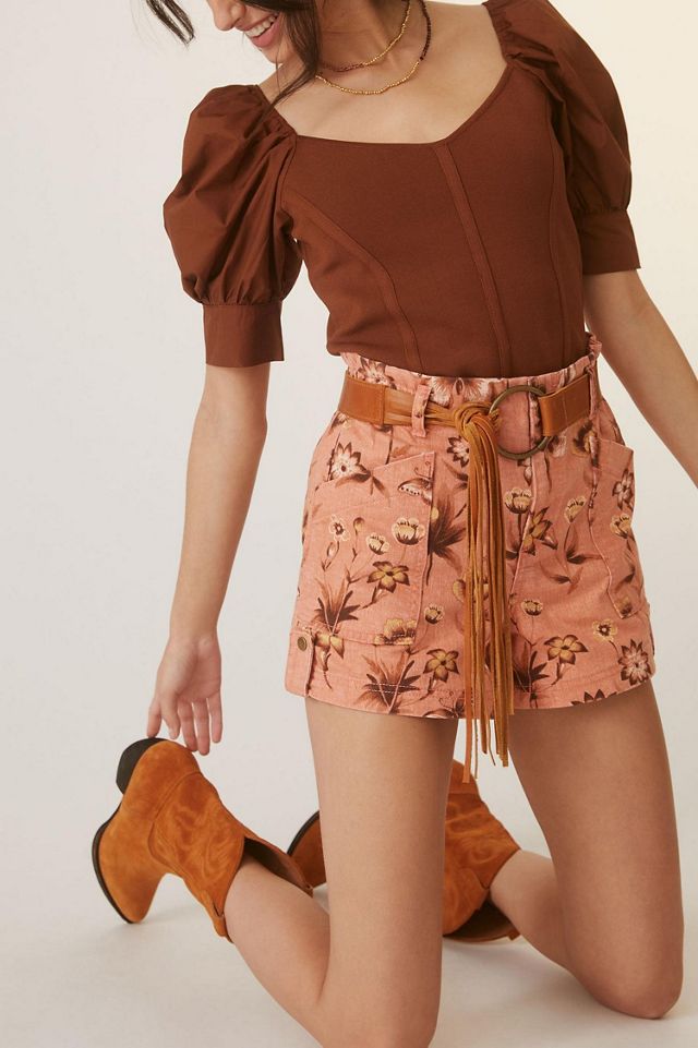 Floral Utility Shorts #1