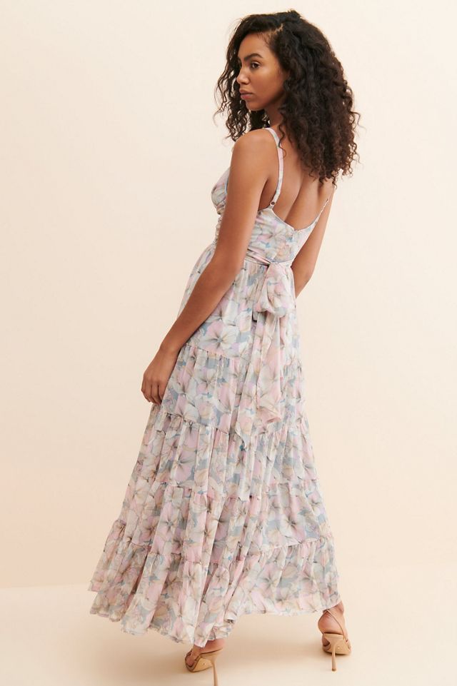 ASTR the Label Floral Twist-Front Maxi Dress #1