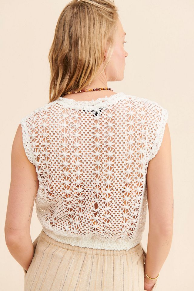 Sanctuary Crochet Knit Tank #2