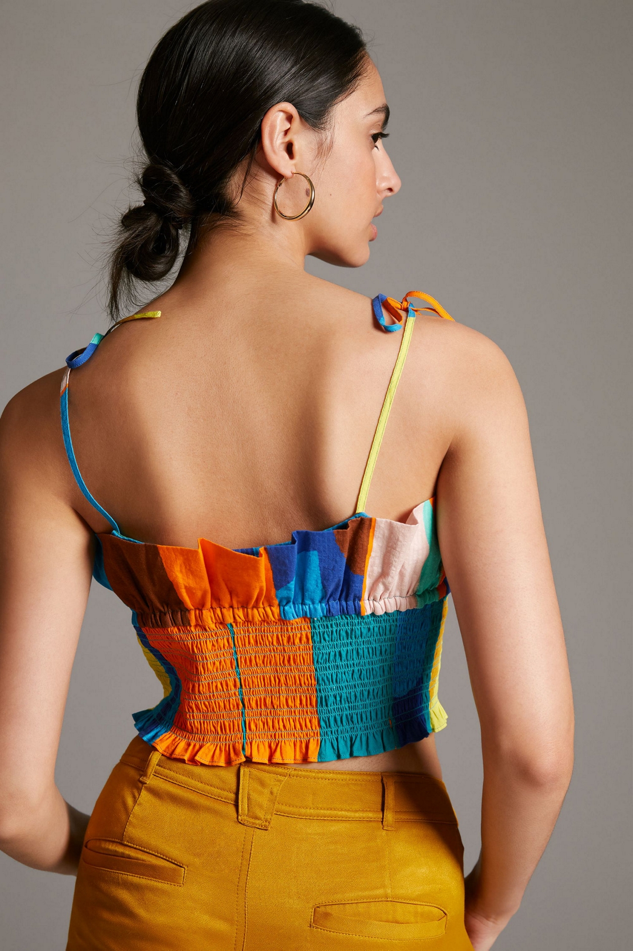 Plenty by Tracy Reese Colorblock Tie-Strap Cami