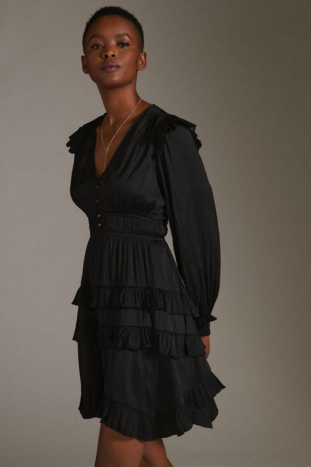 Tiered Ruffled Mini Dress #3