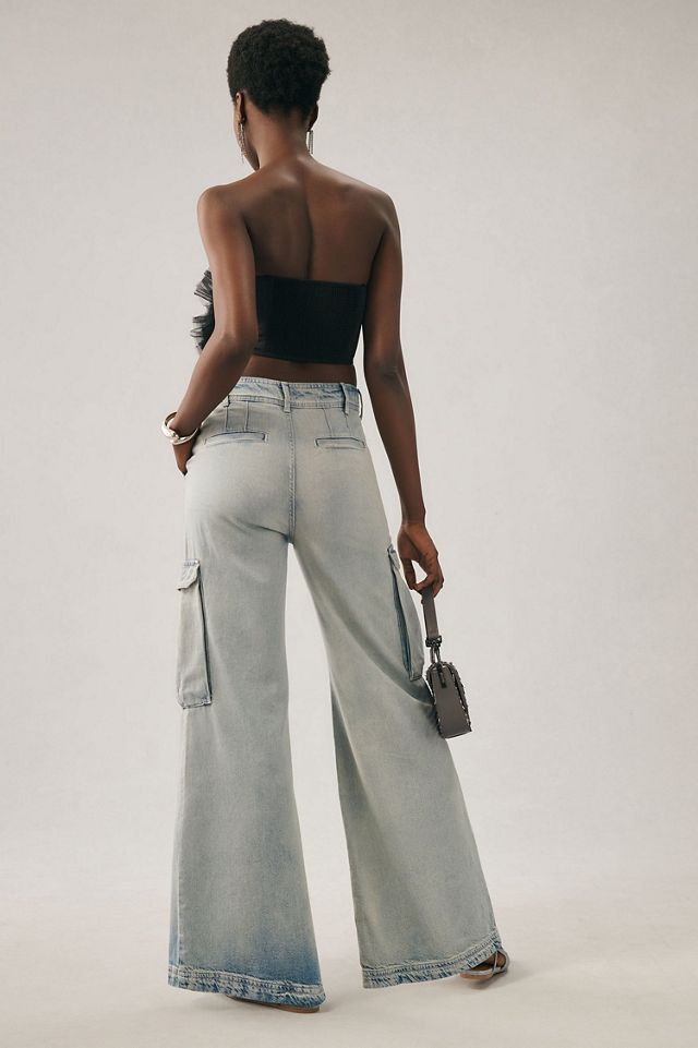 Pilcro Wide-Leg Cargo Jeans #1