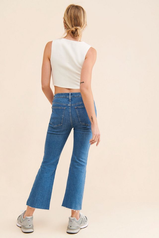 Madewell Kick Out Crop Jeans in Cherryville Wash: Raw-Hem Edition #1