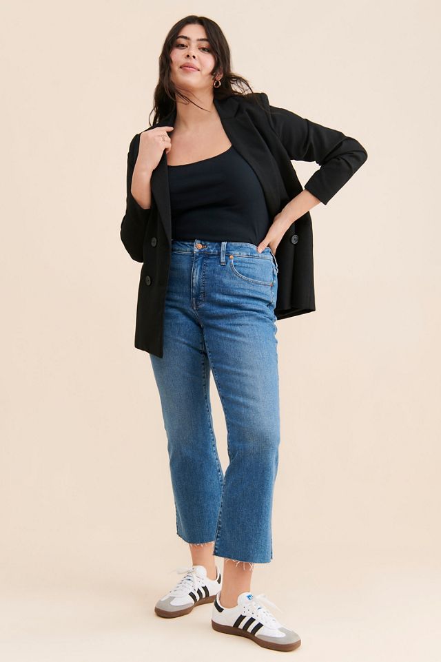 Madewell Kick Out Crop Jeans in Cherryville Wash: Raw-Hem Edition #3