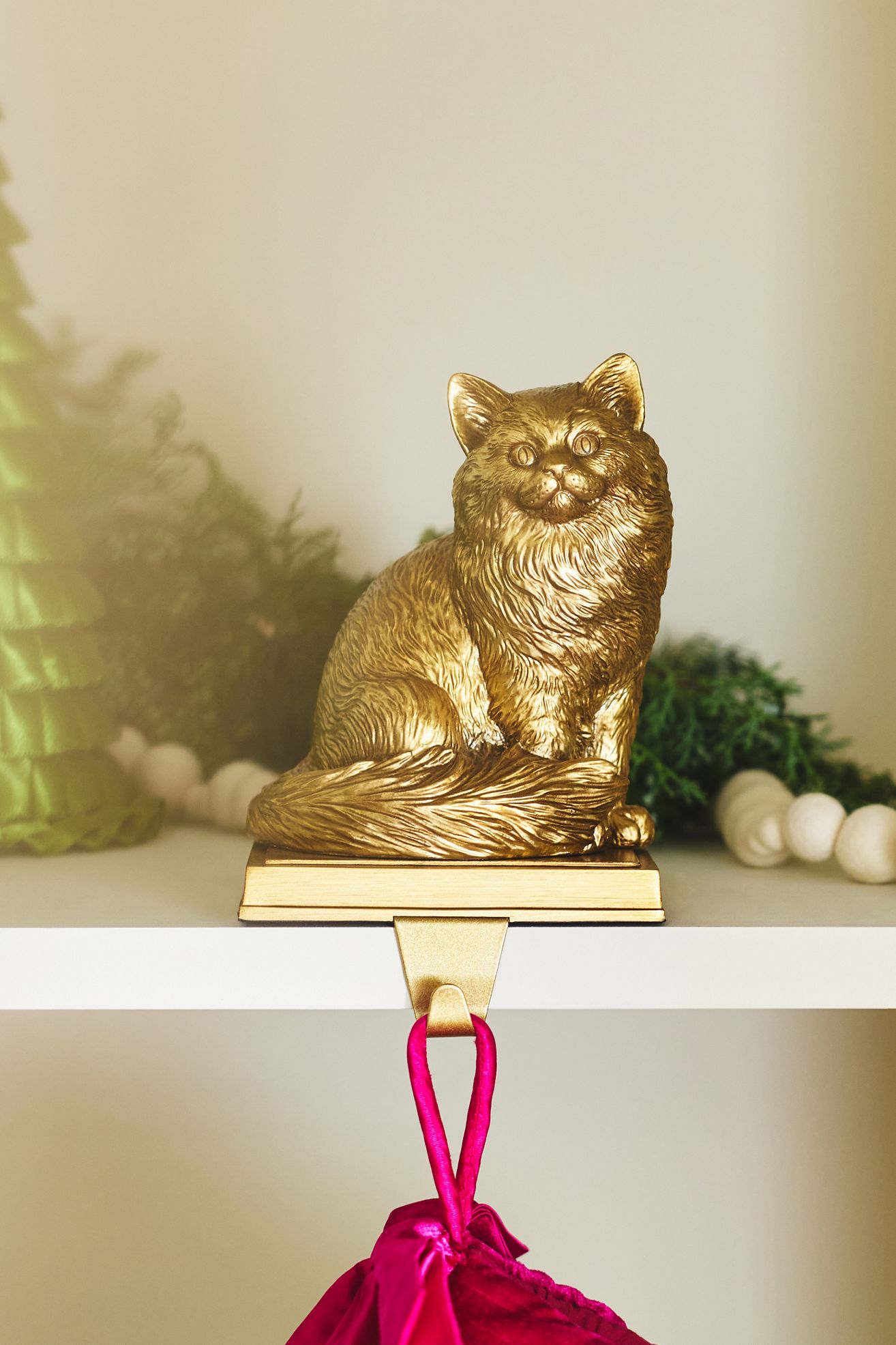 Animal Icon Cat Stocking Holder - Cat, Standard, One Size