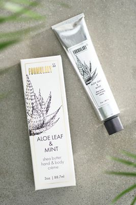 Formulary 55 Aloe Leaf + Mint Hand Cream Tube
