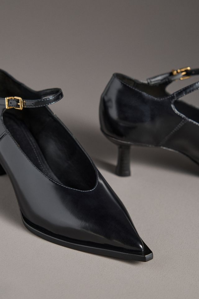 By Anthropologie Western Kitten-Heel Pumps #2