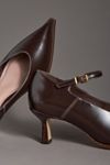 By Anthropologie Western Kitten-Heel Pumps
