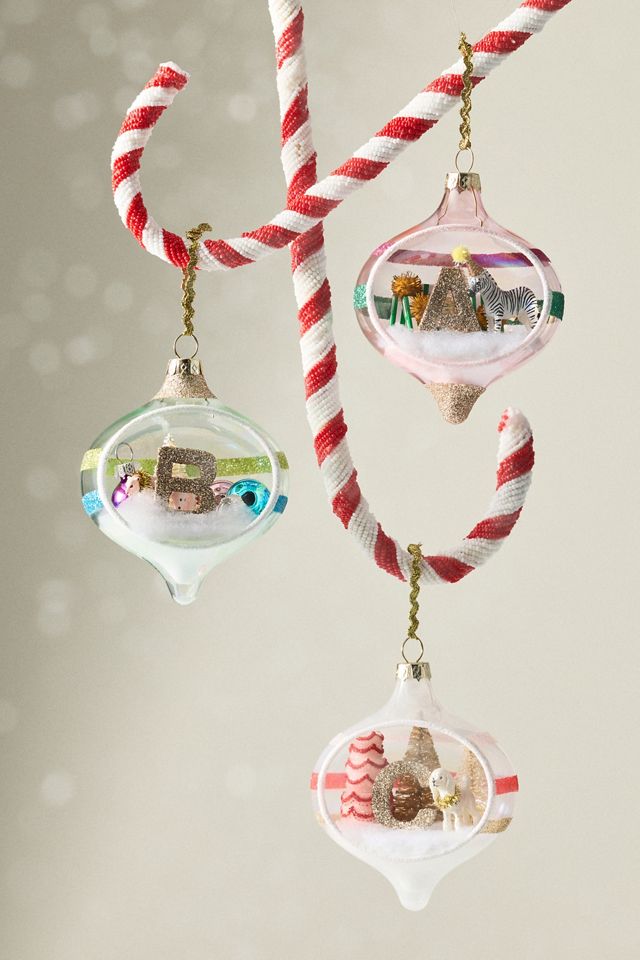 Party Animal Monogram Ornament