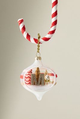 Party Animal Monogram Ornament
