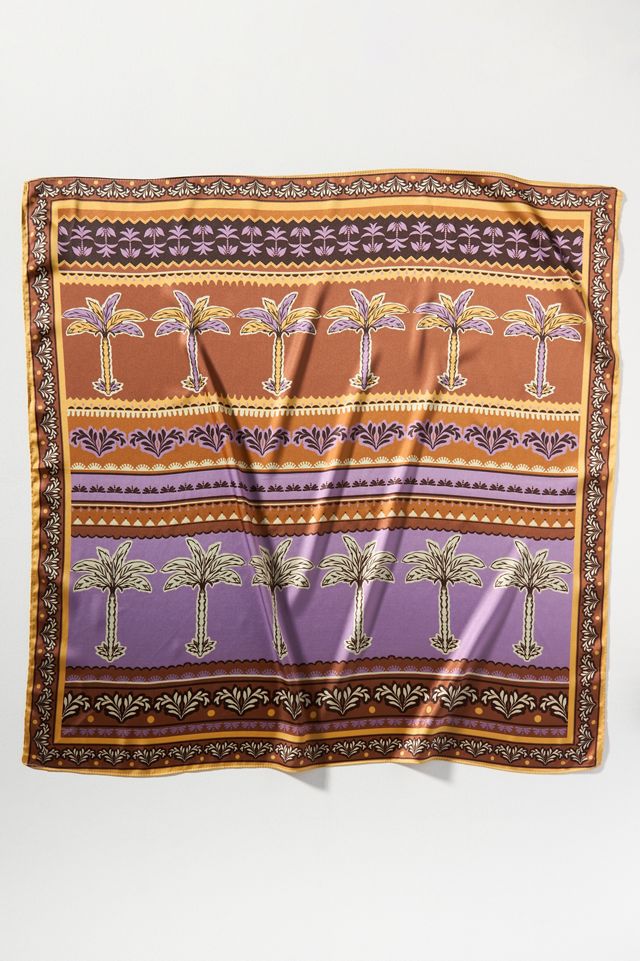 Palm Printed Hair Scarves, Set of 2 #3