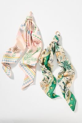 Bright Icon Hair Scarves, Set of 2