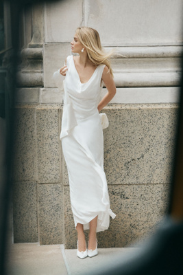 BHLDN Sleeveless Cowl-Neck Bias-Cut A-Line Midi Dress product page