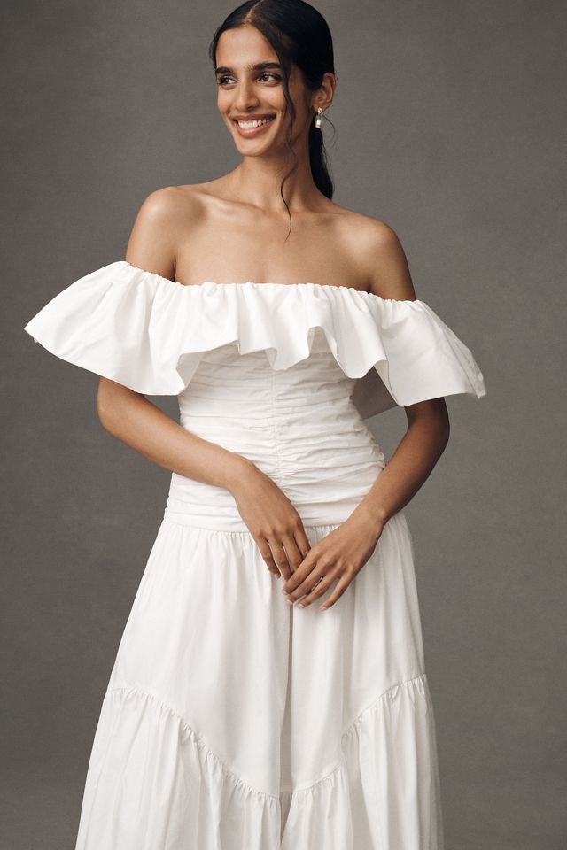 Shona Joy Maiori Off-The-Shoulder Ruched Maxi Dress #2