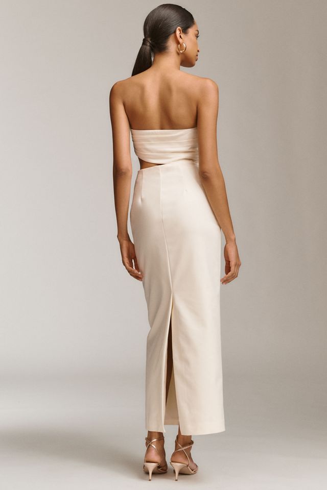 Shona Joy Lani Strapless Cutout Maxi Dress #1