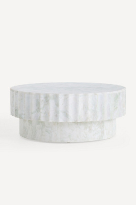 Anthropologie Jolie Marble Round 36" Coffee Table