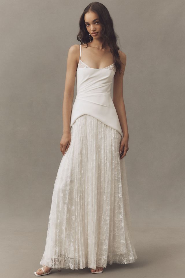 AMUR Leighton Pleated Gown #3