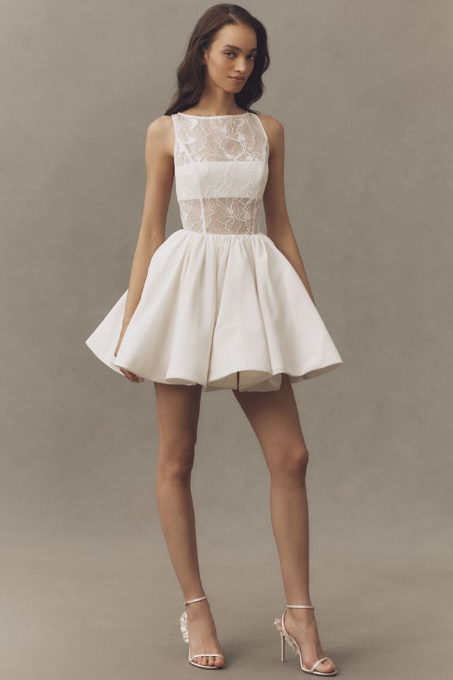 AMUR Lainey Boat-Neck Mini Dress #2
