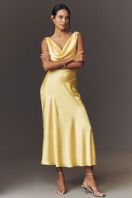 Anthropologie ★ Hutch Strapless Column Satin Maxi Dress Hutch Strapless Column Satin Maxi Dress | Anthropologie
