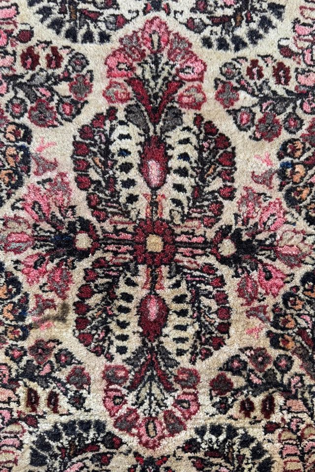 Blue Parakeet Rugs Antique Persian Scatter Rug No. 2667 #1