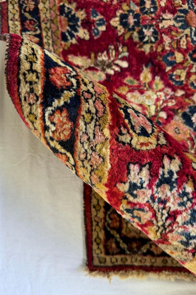 Blue Parakeet Rugs Antique Persian Sarouk Rug No. 2685 #2