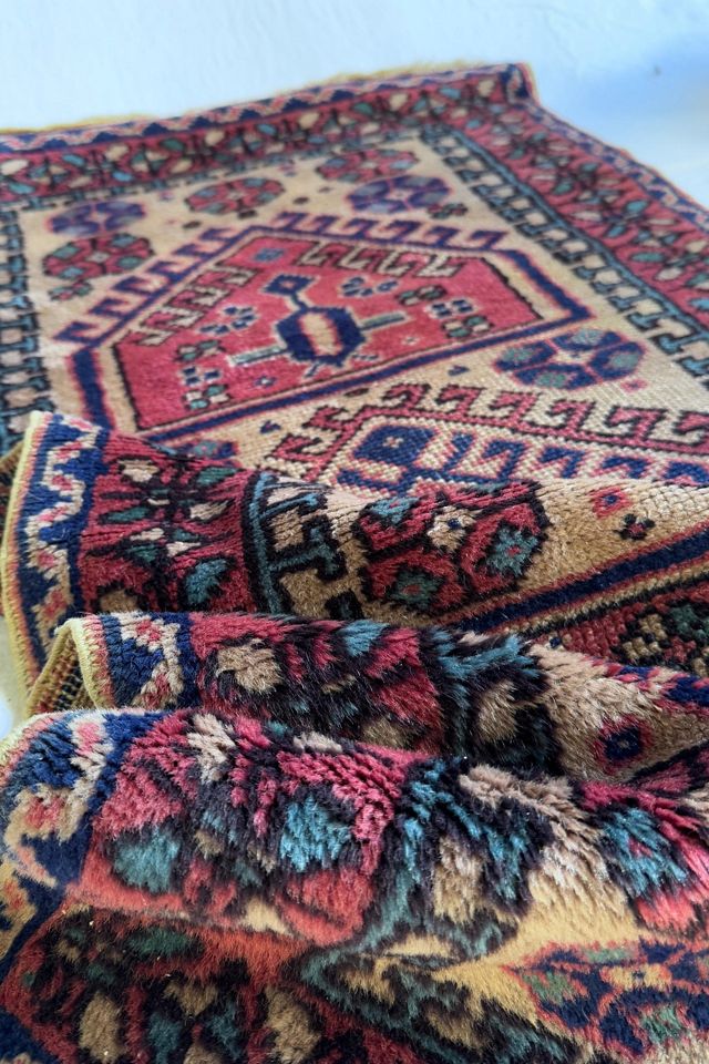 Blue Parakeet Rugs Antique Turkish Rug No. 734 #1