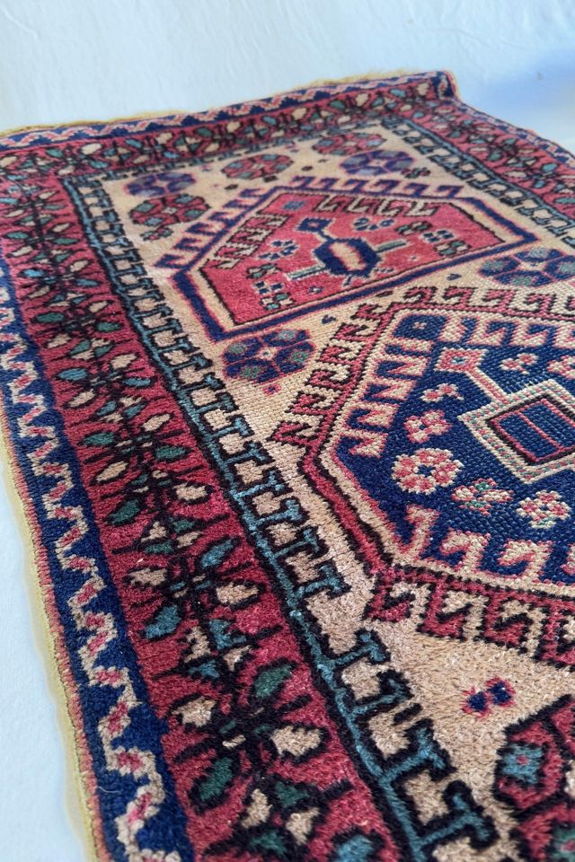 Blue Parakeet Rugs Antique Turkish Rug No. 734 #2