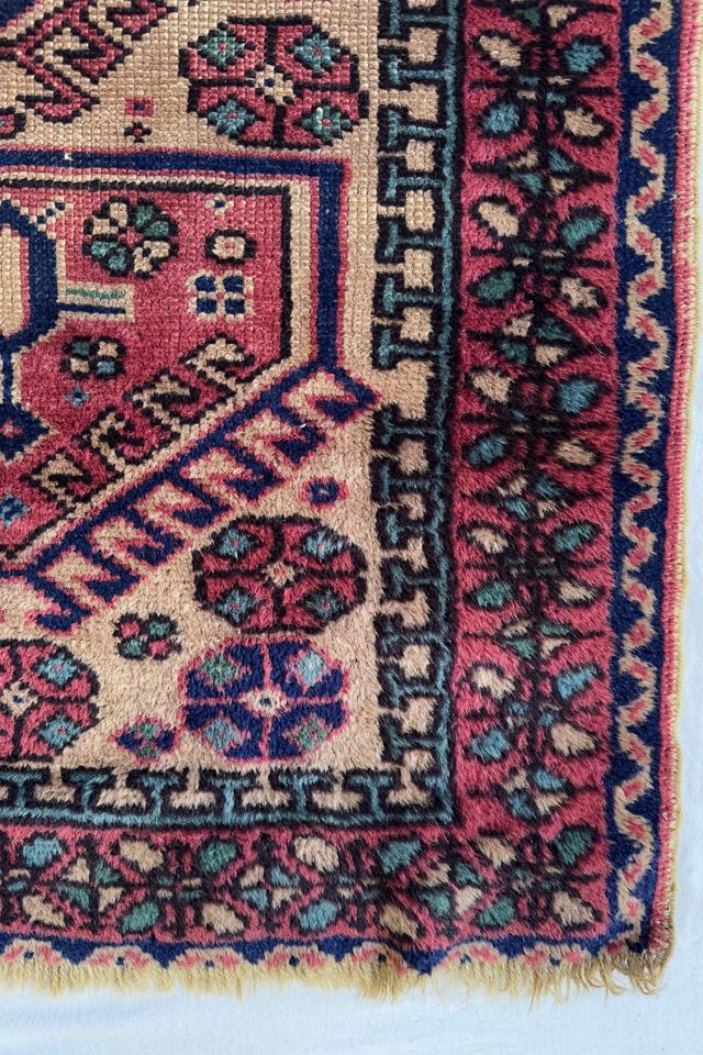 Blue Parakeet Rugs Antique Turkish Rug No. 734 #4
